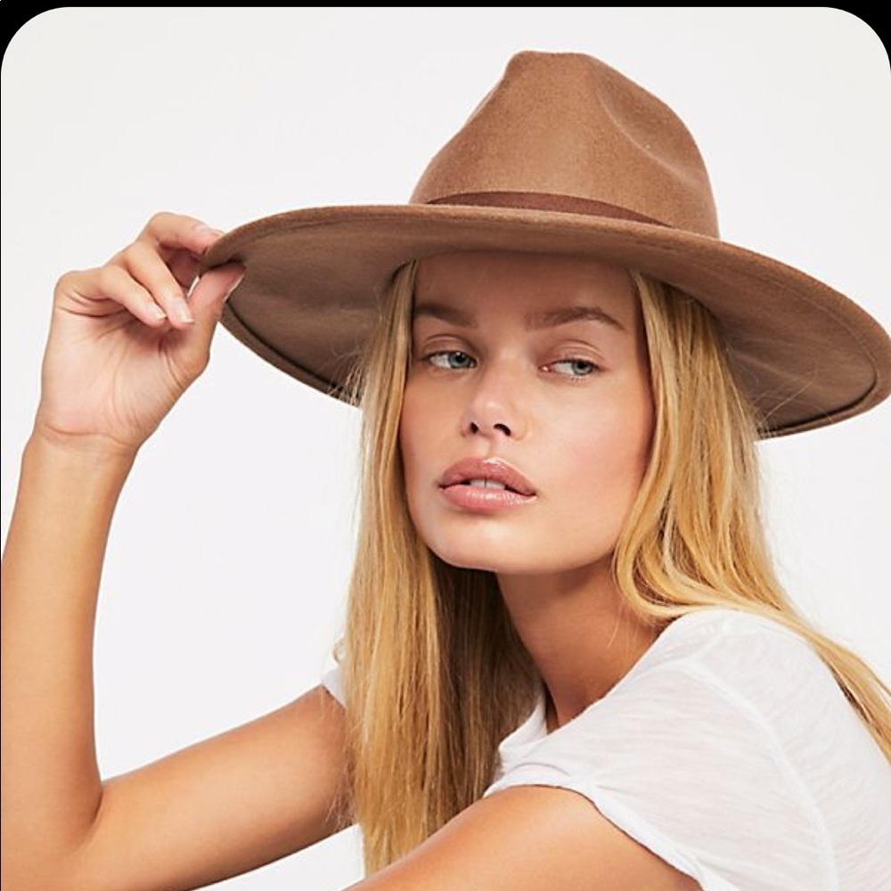 Free People Beaumont Suede Band Felt